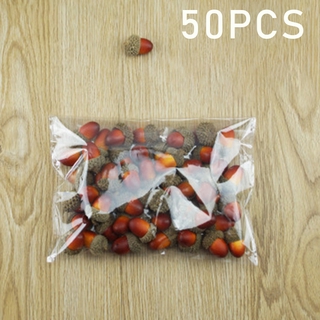 ลูกโอ๊คปลอมสําหรับตกแต่งบ้าน 50 ชิ้น
