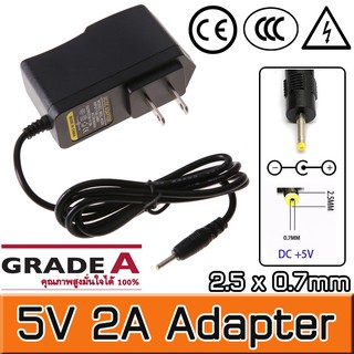 อะแดปเตอร์ DC 5V 2A Adapter Power Supply  หัวขนาด 2.5x0.7mm Adapter Charger for Windows Android Tablet US Plug