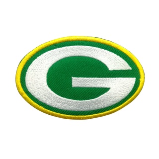 Green Bay Packers ตัวรีดติดเสื้อ กีฬา อเมริกันฟุตบอล ทีม NFL ตกแต่งเสื้อผ้า หมวก กระเป๋า Embroidered Iron On