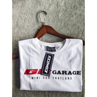 เสื้อยืดสตรีทสีขาว gr_garage mini car thailand white