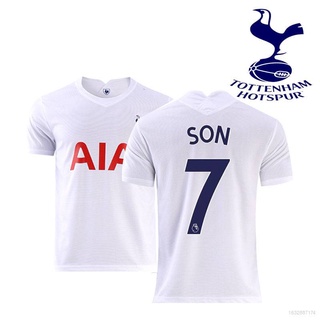 เสื้อยืดผ้าฝ้ายพิมพ์ลายเสื้อยืดแฟชั่นคอกลมแขนสั้นทรงหลวมลายทีมฟุตบอล Tottenham Hotspur F.C. Kane No.7 S-4XL