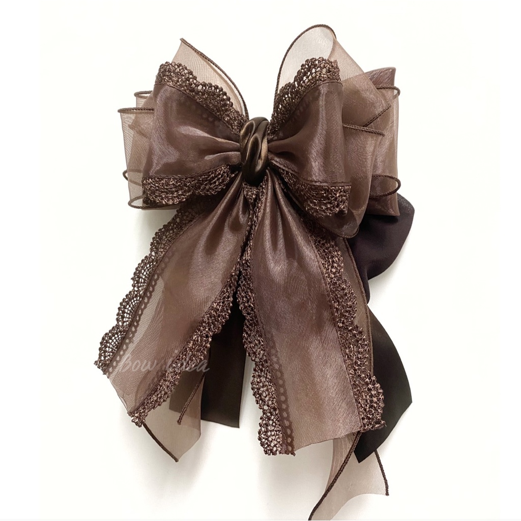 โบว์ติดผม เน็ตติดผม กิ๊บติดผม อุปกรณ์ตกแต่งผม โบว์ใหญ่ โบว์พยาบาล ข้าราชการ ริบบิ้นโบว์ เครื่องประดับผม แฟชั่น hair bow