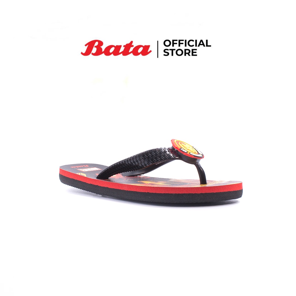 Bata บาจา รองเท้าแตะ รองแตะหนีบ รองเท้าใส่เล่น สำหรับเด็กผู้ชาย รุ่น Ironman หลากสีสัน 3726300