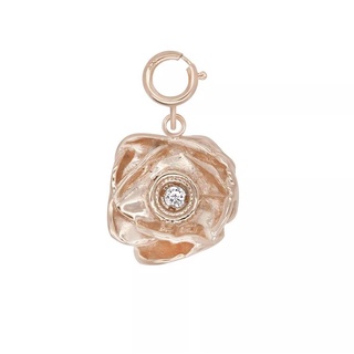 A.CEMI Anemone Charm จี้เงินแท้ ชุบทอง 18K โรสโกลว์