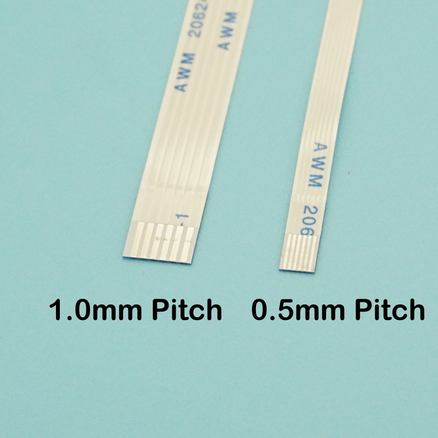 (2 Pc) 1.0 มม. 10 ซม. 4-32P Pitch Flex Cable แบน รูปที่ 3