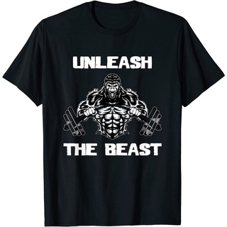 [COD]เสื้อยืด ผ้าฝ้ายแท้ พิมพ์ลาย Unleash The Beast Gorilla คุณภาพสูง เหมาะกับของขวัญ สําหรับผู้ชาย