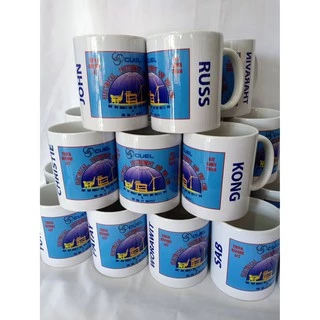 แก้วน้ำเซรามิกสีขาวล้วน ขนาด 11oz. แก้วขาวสำหรับสกรีน เกรดดีพิเศษ สำหรับสกรีนลายซับลิเมชั่น
