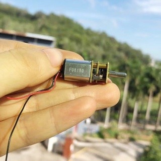 Capa มอเตอร์เกียร์โลหะ ขนาดเล็ก N20 DC12V CW CCW