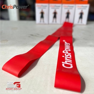 ChrisPower ยางบริหารร่างกาย ยางงยืด ChrisPower Super Bands (Light Red)