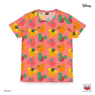 เสื้อแตงโม (SUIKA) - เสื้อยืด Disney  FRUITASTIC MICKEY MOUSE (MK.O-003) Sweet Punch โอรส