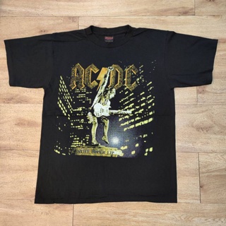 ACDC WORLD TOUR 2000 ลายเสื้อวง ลายเสื้อทัวร์ เสื้อวงร็อค วงเอซีดีซี