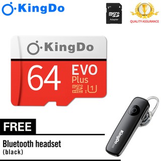 M6 (ฟรี E2ดำ)Sd Card Kingdo 64Gb Class 10 90 Mb / S U3 Tf การ์ดหน่วยความจํา