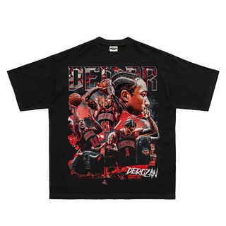 เสื้อยืดโอเวอร์ไซส์[Yootaaa] Nba DeRozan เสื้อยืดแขนสั้น ผ้าฝ้าย ทรงหลวม ใส่สบาย สไตล์ฮิปฮอป 2022S-3XL