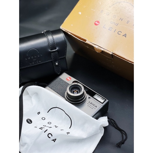 Leica Minilux Zoom Bogner Black Full Box