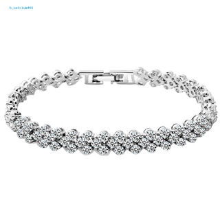 Farfi  Women Fashion Full Rhinestone Inlaid Bracelet Bangle Wedding Party Jewelry Gift