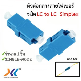 ตัวต่อกลางสายไฟเบอร์ LC To LC (Simplex) 1 ชิ้น(Sc58)