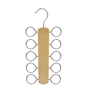 ไม้แขวนผ้าพันคอไม้10ห่วงWHS-50136(1x1)HLSCARF HANGER 10 HOLE HOME LIVING WHS-50136