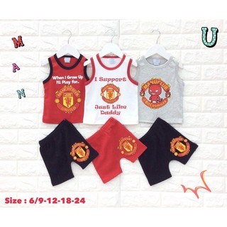 CODE:NEWVRO0000 ชุดเซตเสื้อ กางเกงขาสั้น Manchester United