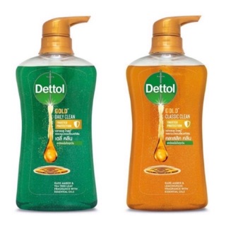 เดทตอล โกลด์ เจลอาบน้ำ ครีมอาบน้ำ แอนตี้แบคทีเรีย  500 มล. Dettol Gold Shower Gel Daily Anti-bacterial