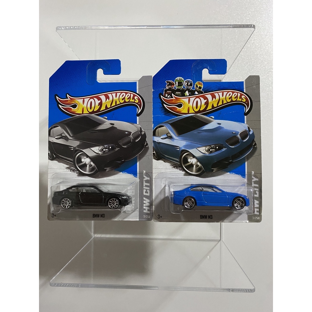 Hot wheels BMW M3 HW CITY 2013 STREET POWER 7 OF 250 (Blue) & (Black)