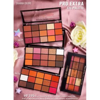 **no box** อายแชโดว์15สี แมท+ชิมเมอร์ SIVANNA COLORS PRO EXTRA EYE PALETTE HF395