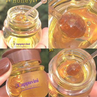 Cappuvini Honey ลิปบาล์มน้ำผึ้ง ลิปบำรุงปาก ลิปมาส์ก ริมฝีปากชุ่มชื้น ปากเนียนนุ่ม Moisturize Honey Lip Balm