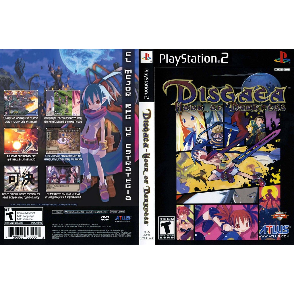 แผ่นเกมส์ PS2 Disgaea Hour of Darkness   คุณภาพ ส่งไว (DVD)