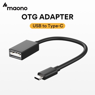 Maono อะแดปเตอร์ OTG USB B เป็น Type C สําหรับโทรศัพท์ PC ดิสก์ U เมาส์ คีย์บอร์ด เกมแพด ไมโครโฟน