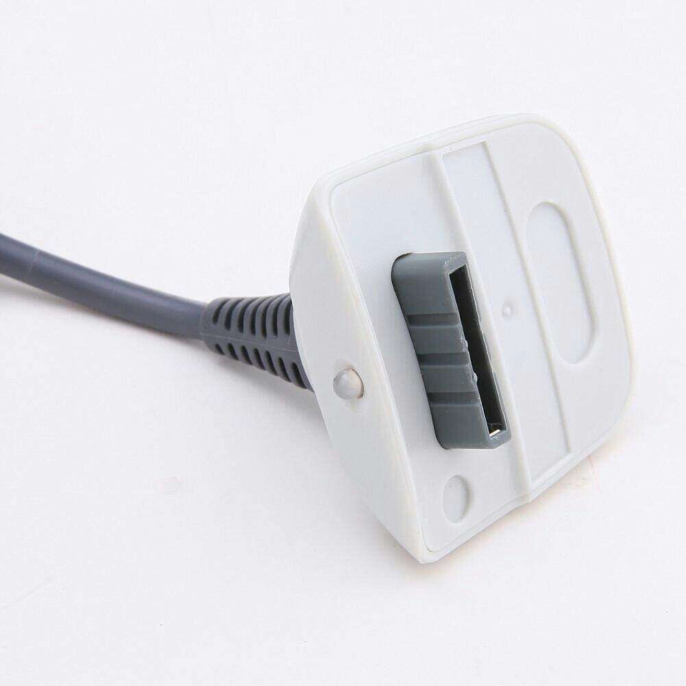 สายต่อจอย xbox 360ไร้สาย(ขาว _ดำ) ไม่ต้องใส่ถ่านต่อเล่นได้เลย