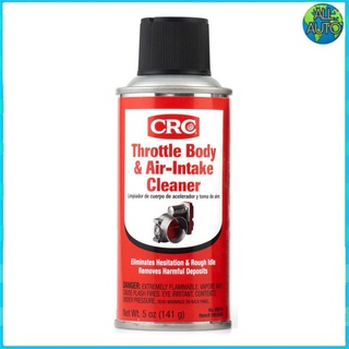 CRC THROTTLE BODY &amp; AIR-INTAKE CLEANER นํ้ายาทำความสะอาดลิ้นปีกผีเสื้อ ขนาด 141 กรัม