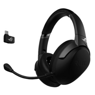 ASUS ROG Strix Go (Black-Electro punk) 2.4 USB-C 2.4 GHz wireless gaming headset AI noise-cancelling microphone