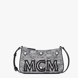 📮 ส่งฟรี ‼️ MCM MINI SHOULDER BAG IN VINTAGE JACQUARD MONOGRAM / กระเป๋าสะพายแท้💯