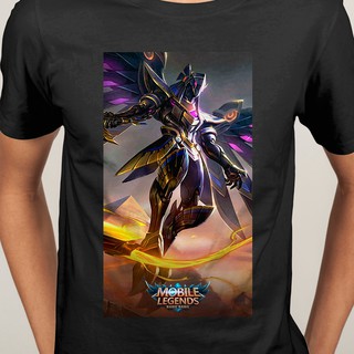 เกม Mobile Legends เสื้อยืดคอกลมแขนสั้นผู้ชาย | เสื้อยืด ชุดลำลอง | เสื้อยืดเกมมิ่ง