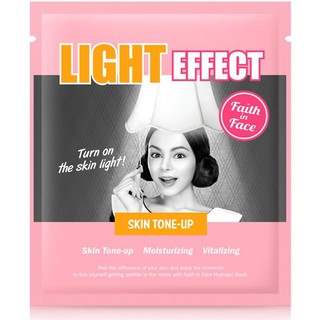 Faith in Face LIGHT EFFECT Mask Tone-Up Hydrogel Face Mask เฟธ อิน เฟซ ไลท์ เพอร์เฟค ไฮโดรเจล มาส์ก 25g. x 1sheet