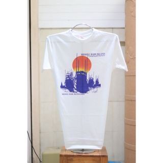 เสื้อยืดวินเทจ  -Sport-T Vintage Sine 1970-ผ้า 50/50 Label #USA