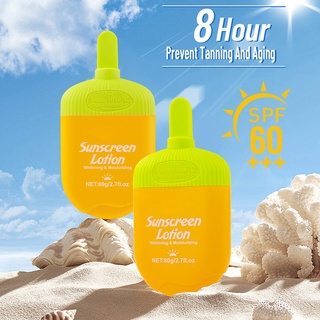 Fairy &amp; Magic Sunscreen Spf60+++ Hydrating Refreshing Lotion Texture Improving Skin Whitening 80g/2.8oz Facial for Outdoor