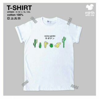 เสื้อยืดลาย Cactus garden