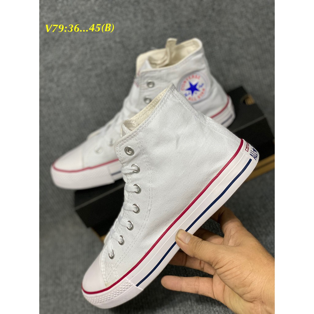 sale50% [2Sneaker] รองเท้าConverse All Star : หุ้มข้อ พร้อมกล่อง รับประกันคุณภาพ ราคาถูก