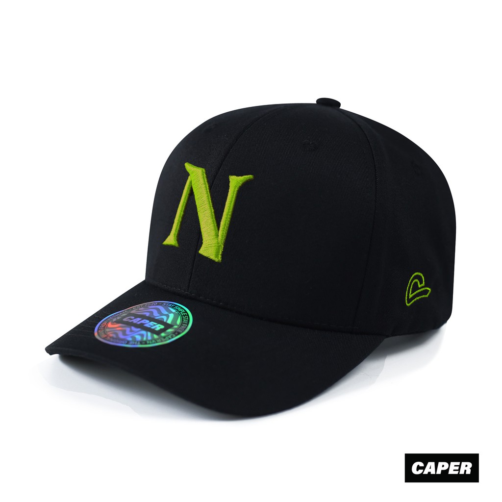 โลโก้ Ballcap Caper สีดํา N มีหลายสี