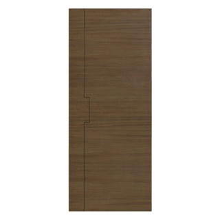 ประตูเมลามีน เซาะร่องดำ MD-MD22 80x200ซม. สีน้ำตาล HOLZTUR
