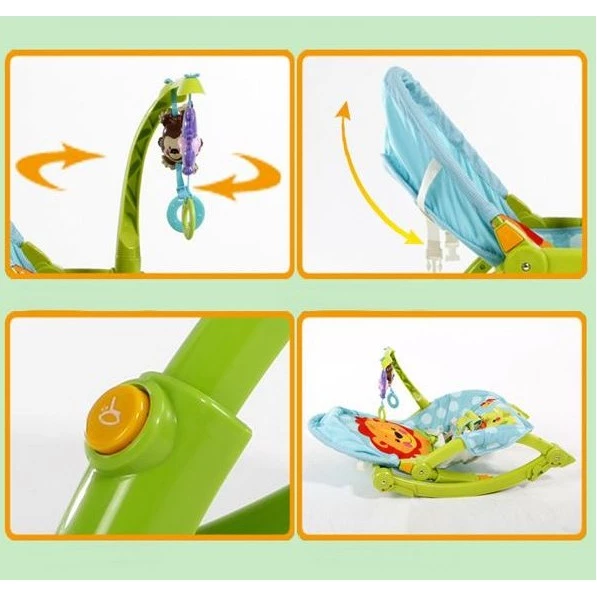 ที่นอนเด็ก พี่สิงโตพาเพลิน สีเขียว สินค้าเด็กคุณภาพจาก IdeaKidShop thumbnail 3