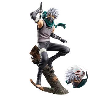 โมเดลฟิกเกอร์ PVC รูปปั้น Naruto Shippuden Anbu Ninja dark Hatake Kakashi ขนาด 20 ซม. ของเล่นสําหรับเด็ก T30