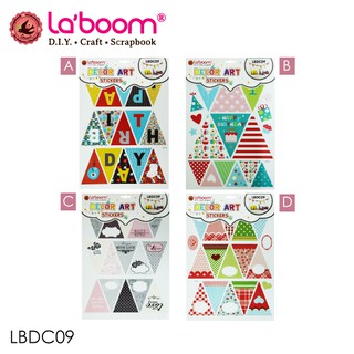 Laboom (ลาบูม) สติ๊กเกอร์ตกแต่ง รหัส LBDC09