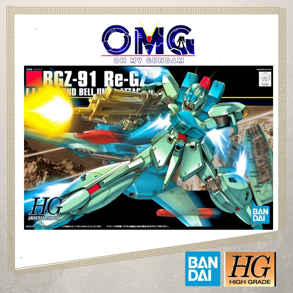 Bandai HGUC RE-GZ Gundam RE-GZ RE GZ Gundam 58778 RGZ-91 RE-GZ Gundam HG Gundam RE-GZ 1/144 Universa