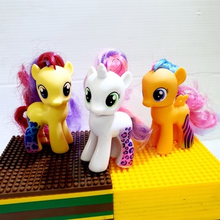 My Little Pony Little Sister Action Figure Model มินิฟิกเกอร์ มายลิตเติ้ล โพนี่ น้องสาว ชุด 3 ตัว โมเดล ฟิกเกอร์ โมเดล