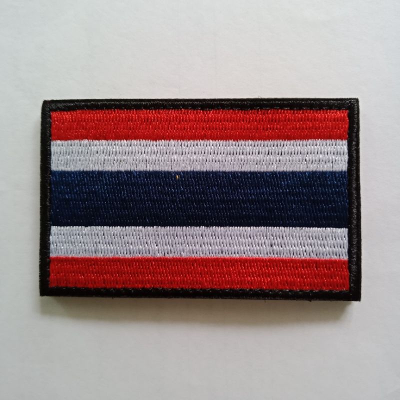 🇹🇭 arm patch  อาร์มธงชาติไทย อาร์มแบบตีนตุ๊กแก อาร์มติดเสื้อ ติดกระเป๋า อาร์มติดหมวก