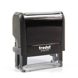 ตรายางหมึกในตัว 58x22 มม. น้ำเงิน โทรดัท TR-4913/Self-inking rubber stamp 58x22 mm. Blue Trodat TR-4913