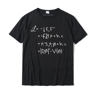 เสื้อยืด ผ้าฝ้าย พิมพ์ลาย Lagrangian Higgs Boson Physics สําหรับผู้ชายS-5XL