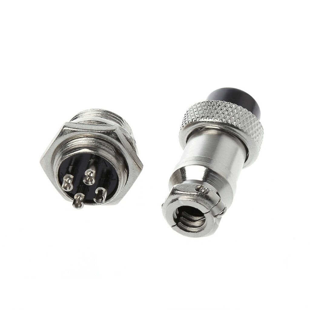 ปลั๊กเหล็ก GX16 - 4 PIN Male & Female - Connectors Socket Aviation Plug