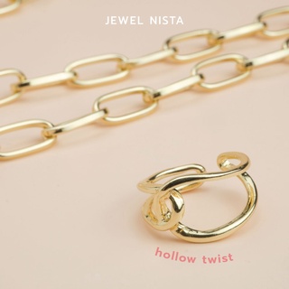 hollow twist ring แหวนมินิมอล